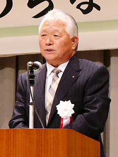 同窓会会長　竹中啓修