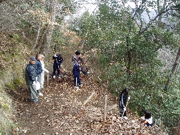 青影山登山道清掃活動