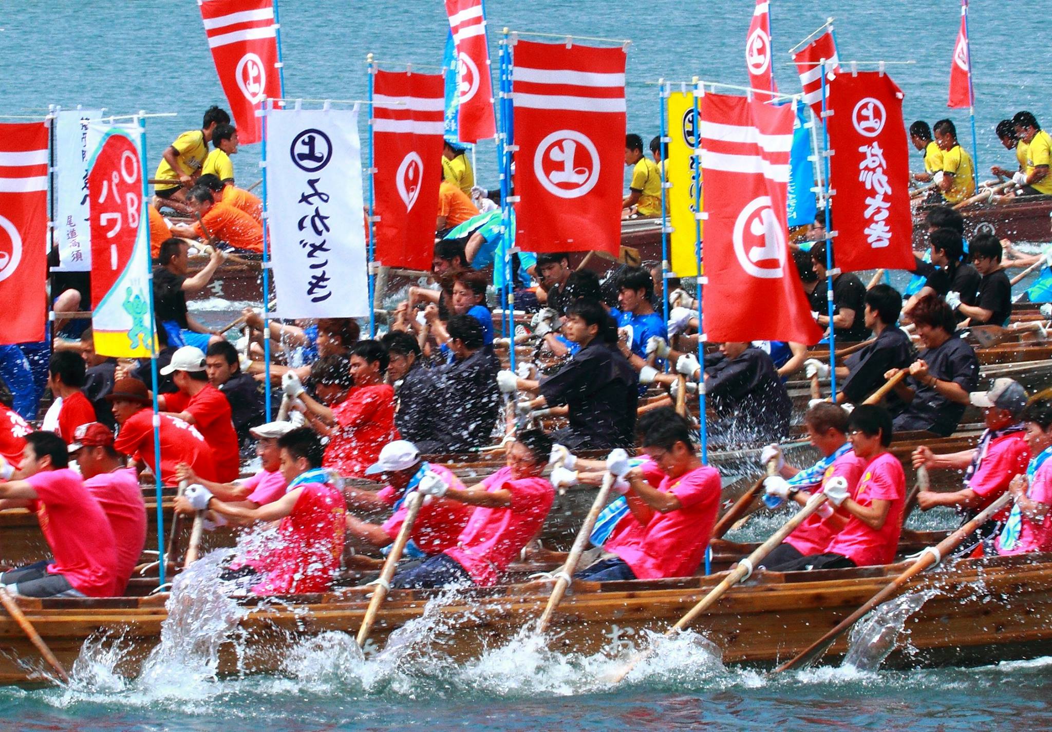 2023年度海まつり「小早レース」に39チームが参加 | 因島水軍