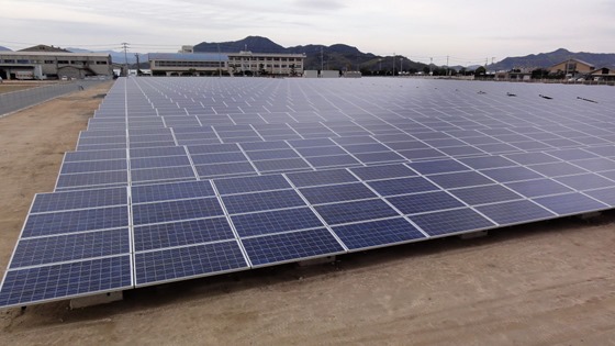 瀬戸田に太陽光発電所　あいつぎ二カ所で稼働　1500kwを見込む