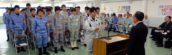 因島技術センター　初任者研修に40人　内海造船で技術習得
