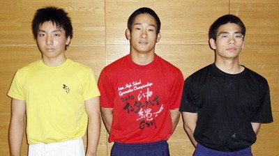 因島高の濱田選手（体操）高校総体と国体出場　団体戦でも中国大会へ