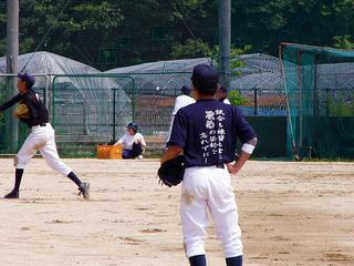 [7月 9日] 高校野球広島大会　対如水館開幕戦にむけ因島高校あげ応援準備