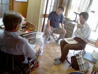 [7月16日] NHK広島の安井俊樹さんが取材に来られました。