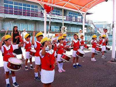 [7月24日] 瀬戸田で海の日　鼓笛パレード