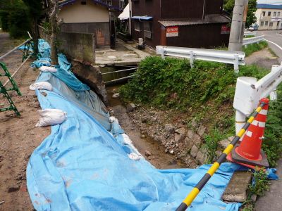 因島で観測史上最大の大雨　各地で床下浸水、土砂崩れ