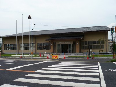 瀬戸田支所新庁舎　7月31日完成　9月下旬オープン