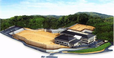 因島南中学校建設工事　堀田・加納屋JVが落札　議会承認後の10月に着工