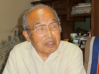 因島原爆被害者友の会の会長村上秀雄さん
