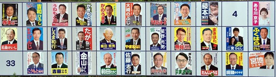尾道市議選立候補者